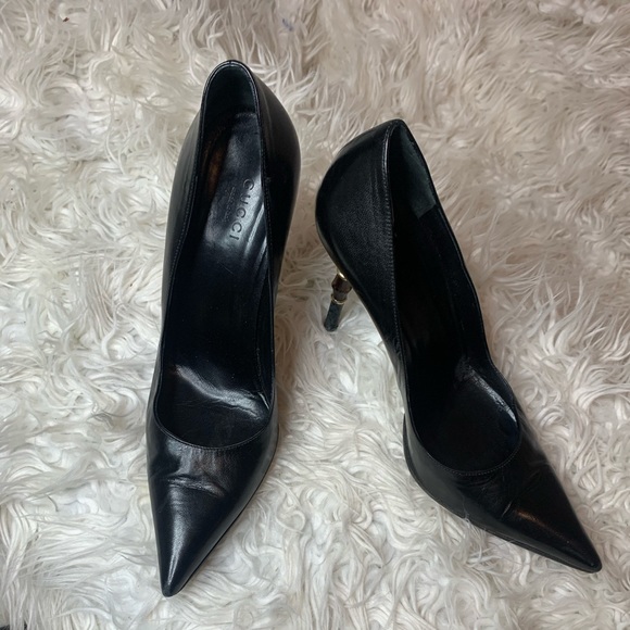 gucci pointed heels